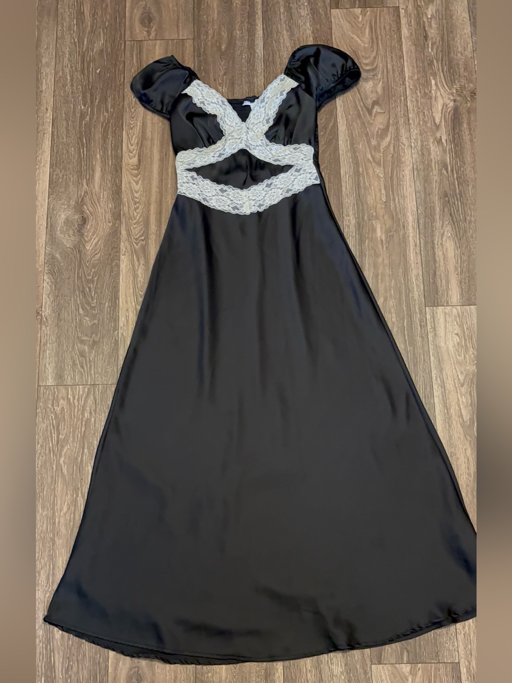 And Now This Satin Maxi Dress